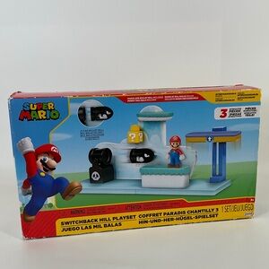 NWT Nintendo Super Mario 2022 Switchback Hill Playset Bullet Bill sealed retired